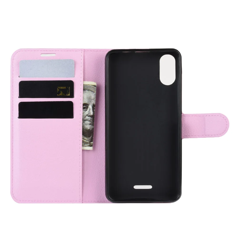 10 шт./лот Litchi зернистый флип из искусственной кожи чехол для WIKO Jerry 4 Sunny 4 Plus 3 Lite Y80 Lychee зернистый чехол для телефона
