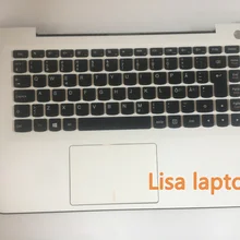 FOR Lenovo upper case C u31-70 nbkl white nd Swedish bilingual keyboard is brand new