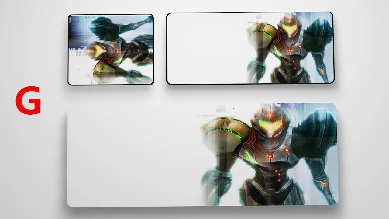 G Metroid Самус Аран онлайн аниме игровой коврик для мыши профессиональный пк большие коврики - Цвет: G