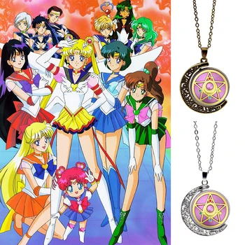 

Anime Sailor Moon necklace Cosplay prop accessories Pendant jewelry
