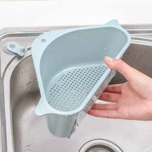 Fregadero de cocina estante de almacenamiento multifuncional cuenco de lavado multiusos soporte de almacenaje con ranuras organizador de cocina para el hogar Gadget