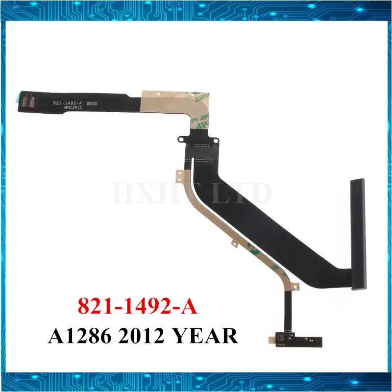 Новинка 821 1492 A A1286 жесткий диск SATA гибкий кабель 923 0084 01 для Macbook Pro 15 &quotA1286 Mid 2012 EMC 2556