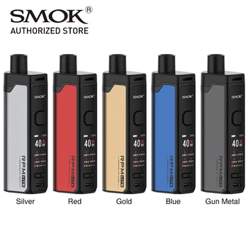 

New Original SMOK RPM Lite Kit with 1250mAh Battery & 3.2/2.0ml Pod Cartridge Max 40W Output Pod system vs Target PM80/ RPM40