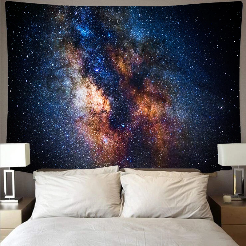 

Intergalactic space planet wall covering large art tapestry psychedelic wall hanging beach towel polyester fiber blanket yoga
