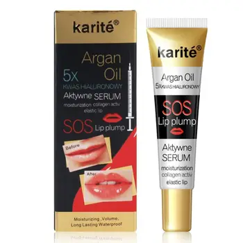 

17ml Instant Volumising Lip Plumper Serum Moisturizing Collagen Argan Oil Balm NEW
