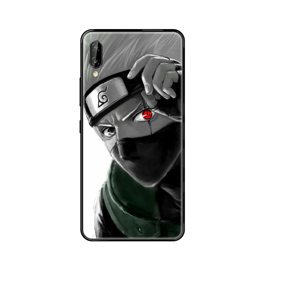 Японский мультфильм аниме Наруто Какаси чехол для телефона Huawei Honor Mate 5 6 7 8 9 10 20 A C X