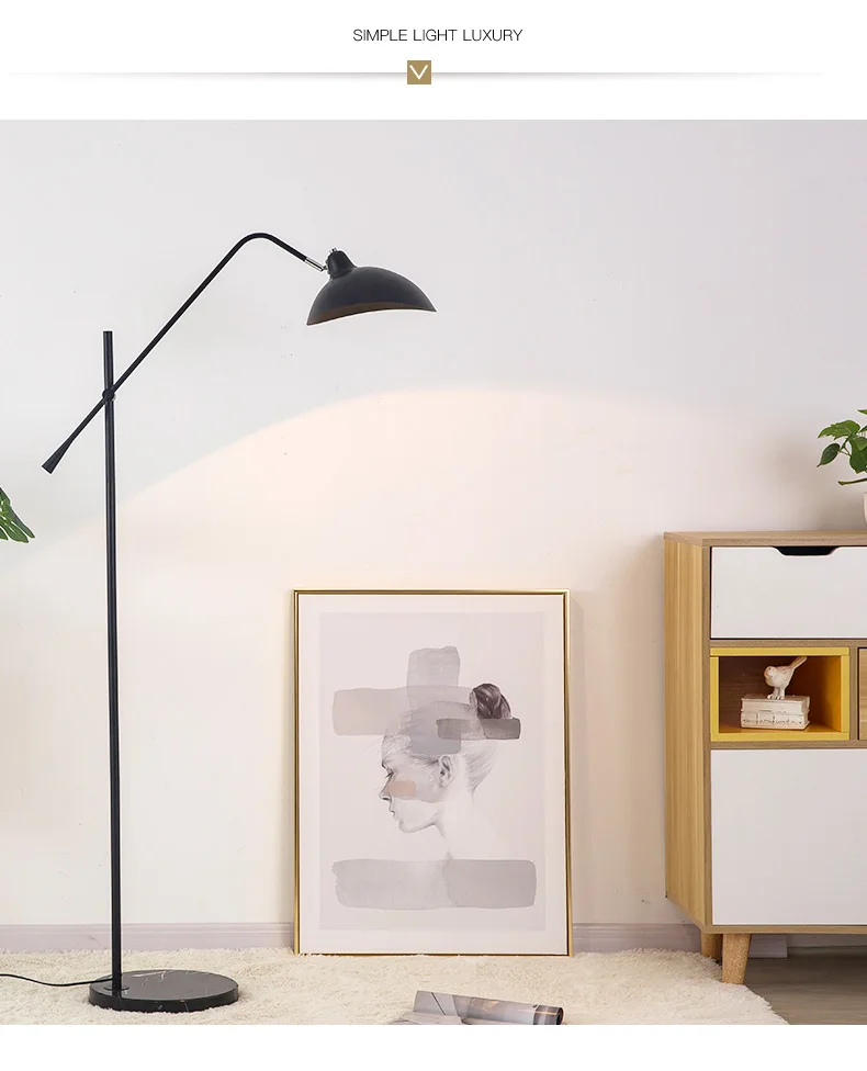 Nordic Gold Marble Floor Lamp
