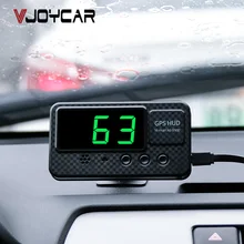 Universal hud gps velocímetro cabeça up display de velocidade do carro com excesso de velocidade alarme mph km/h para todos os veículos a100 atualizar