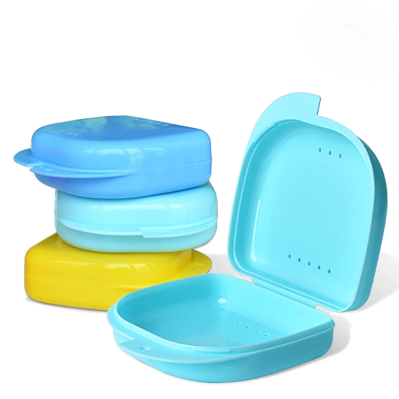Caja de Almacenamiento de Dentadura Y-Kelin Organizador Contenedor de Dientes Postizos Aplicador Estuche de Plástico - Image 2