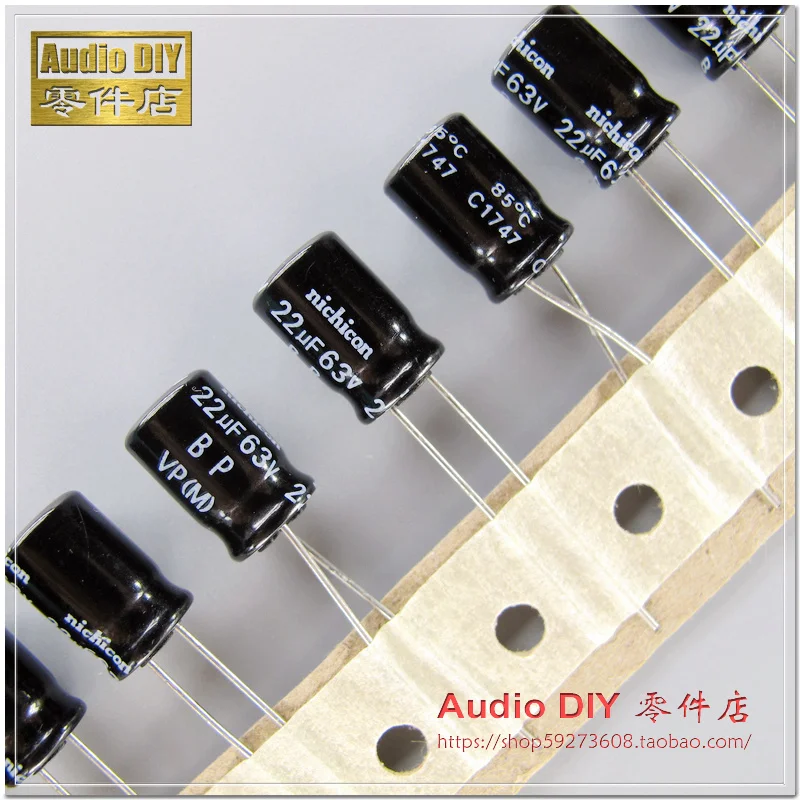 

30PCS/50PCS Nichicon VP-BP Series 22uF/63V Non-polar Electrolytic Capacitor free shipping