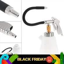 Пистолет-распылитель 1 литр универсальный ручной пневматический моющий чистящий пистолет с пенопластом ABS и гибкой головкой шланга для автомойки