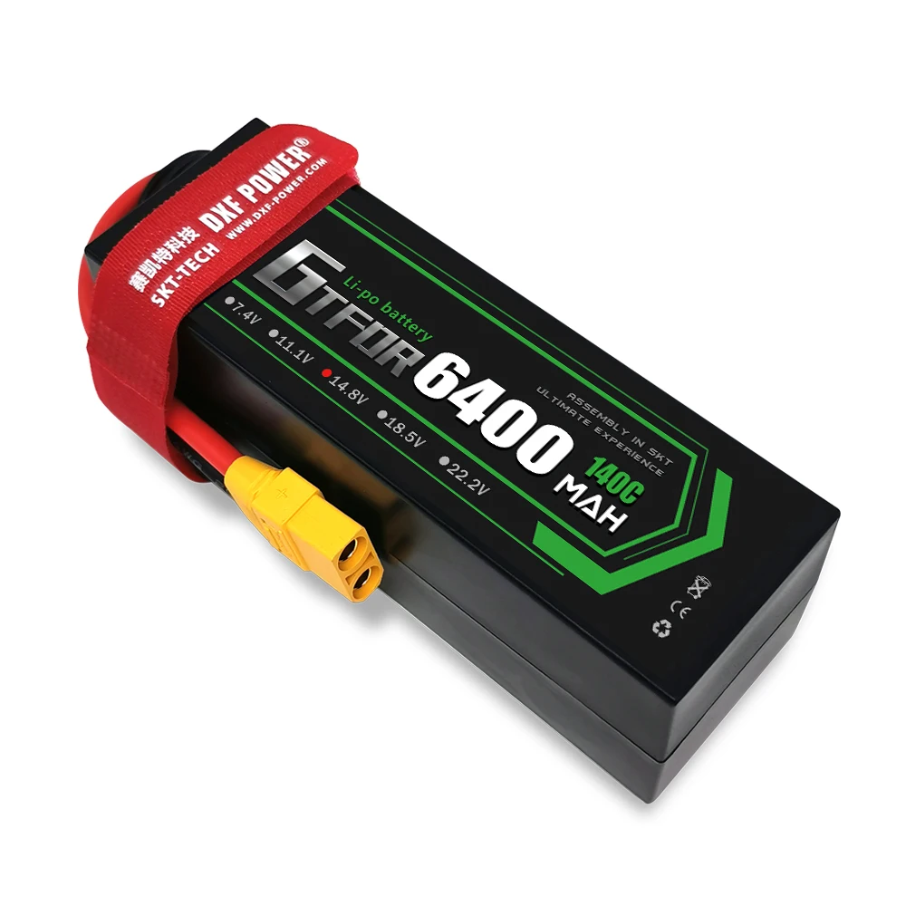 GTFDR 4S 14.8V 6400mAh 140C Hardcase Lipo