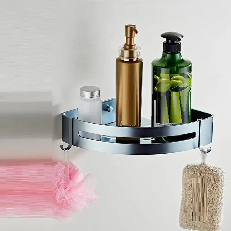 Estante Mensole Фен держатель Badkamer Rack Repisas Etagere Фреска Salle De Bain полки Аксессуары настенная полка для ванной комнаты - Цвет: Version M