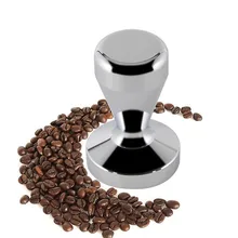 49 51 58mm stałe ze stali nierdzewnej ubijak do kawy płaska podstawa kawy Hammer proszku ekspres do kawy Espresso młynek do mielenia ziaren kawy naciśnij Barista naczynia tanie tanio CN (pochodzenie) STAINLESS STEEL Flat