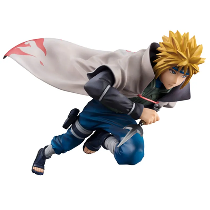 Аниме Наруто Namikaze Minat Yondaime Hokage ПВХ фигурка отца Наруто Коллекционная модель игрушки A173