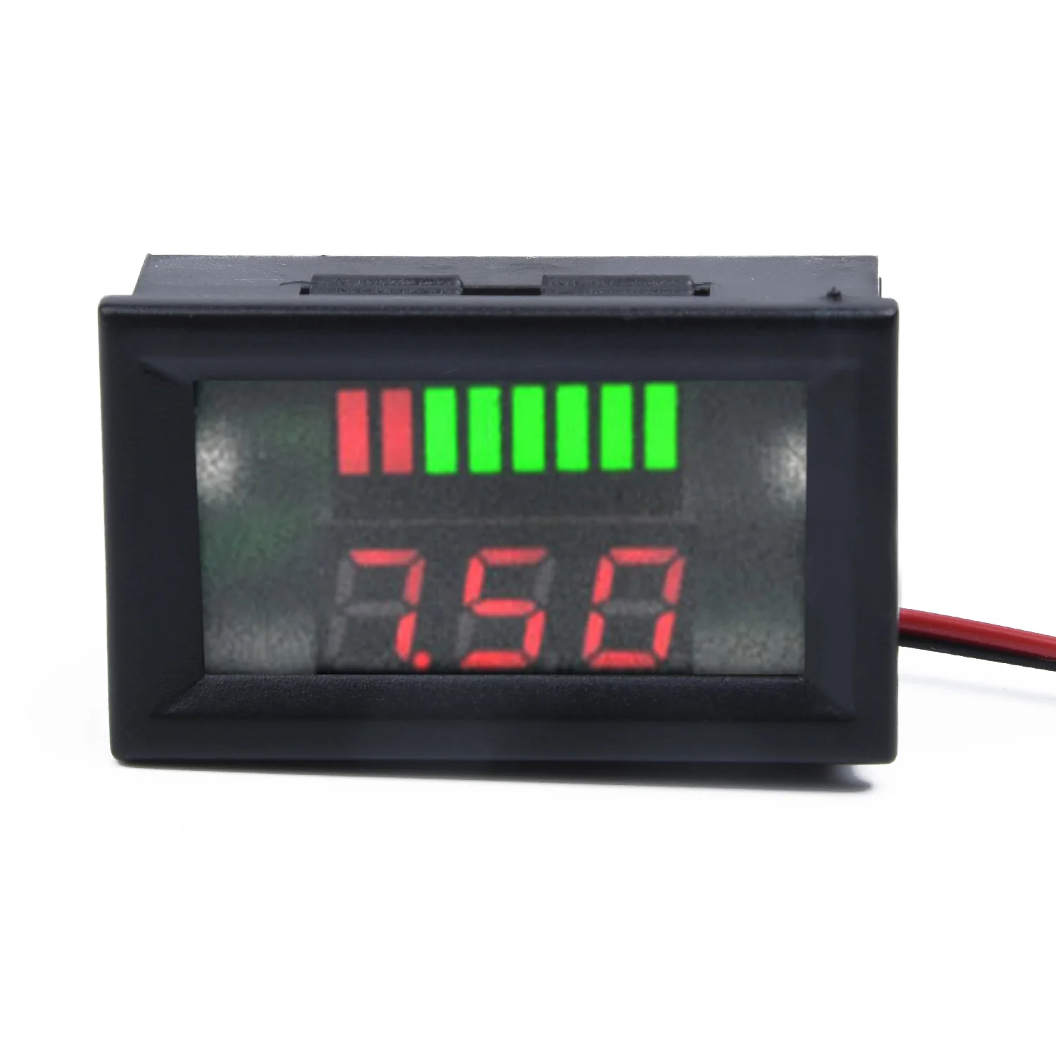 

Mini 12v Led Waterproof Display Voltmeter Motorcycle Voltage Gauge Panel Meter
