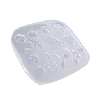 

DIY Steam Gear Screw Epoxy Resin Mold Industrial Age Pendant Mold Jewelry Making 634D