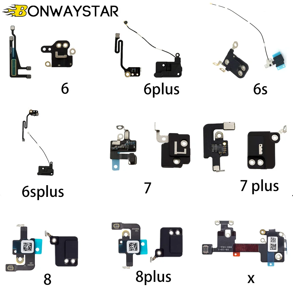 

New 1 set WIFI Antenna Signal Flex Cable and GPS Signal Cover For iPhone 5 5s 5c se 6 6 plus 6 splus 6s Repair Replacement Parts