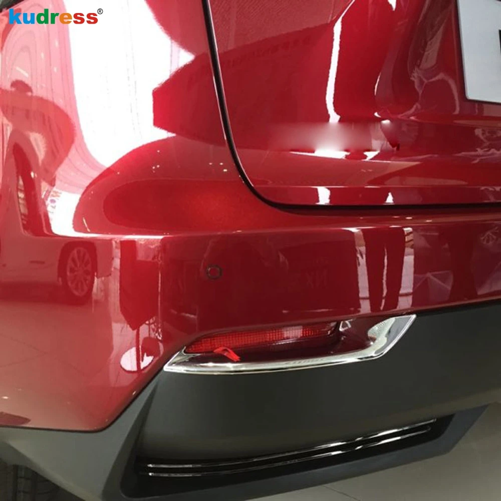 

For LEXUS NX300H 2015 2016 ABS Chrome Trim Rear Foglight Lamp Frame Trim Tail Fog light Bezel Car Lamps Covers Decoration 2pcs