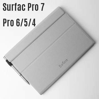 

Luxury PU Leather Folio Stand FLip Case Cover for Microsoft Surface Pro 7 Pro 6 Pro 5 Pro 4 Auto Sleep/Wake Up with Pen Holder