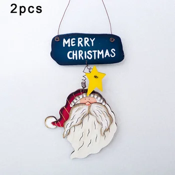 

Merry Christmas tree Wooden Pendants Chrismas Party Home Decor Hanging