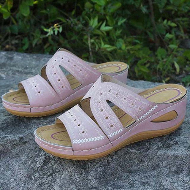 Sandals Open Toe Summer Women Flats Shoes Female Lightweight Woman Wedges Sandals Ladies Sandals Big Size Zapatos Mujer