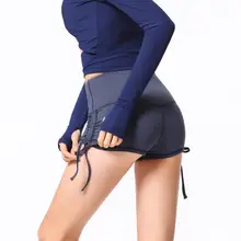 Женские шорты для йоги летние персиковые шорты дизайн шнурок спортивные шорты леггинсы для танцев фитнес шорты для йоги