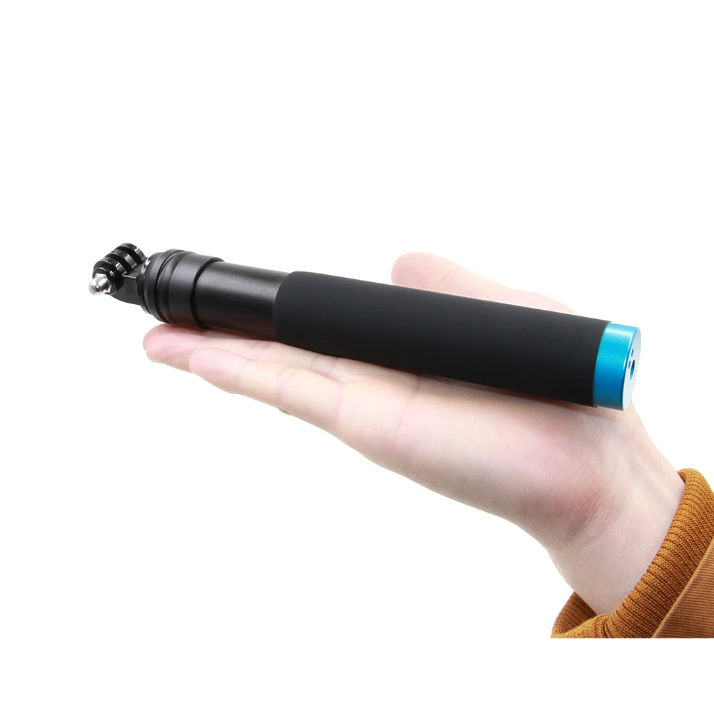 Selfie Stick Sports Camera Selfie Stick TELESIN Aluminum Alloy Extendable Handheld For GoPro Hero 10 9 8 7 6 5 Insta360 Osmo Action SJCAM