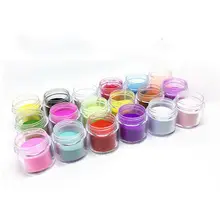 Горячая 18 цветов Кристалл порошок резной Специальный высокой чистоты ногтей инструмент