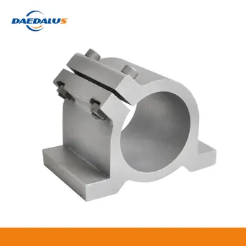 

Daedalus High Quality Silver Cnc Spindle Clamp 80Mm Diameter Clamp Mounts Bracket For Cnc Milling Machine & Spindle Motor