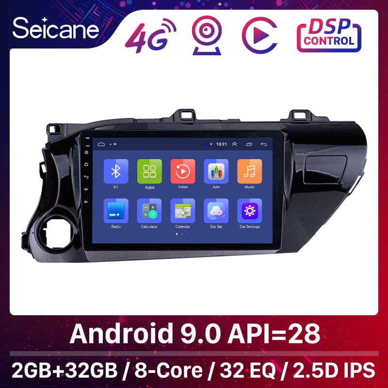 Автомагнитола Seicane 2DIN android видеоплеер навигация GPS для Chevy Chevrolet SPARK 2018 поддержка