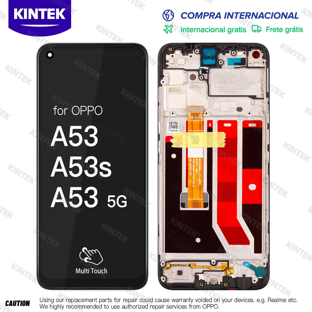 6.5 &quot Дисплей для OPPO A53 2020 5G A53s LCD экран в сборе с тачскрином Оригинал CPH2127 CPH2131 PECM30