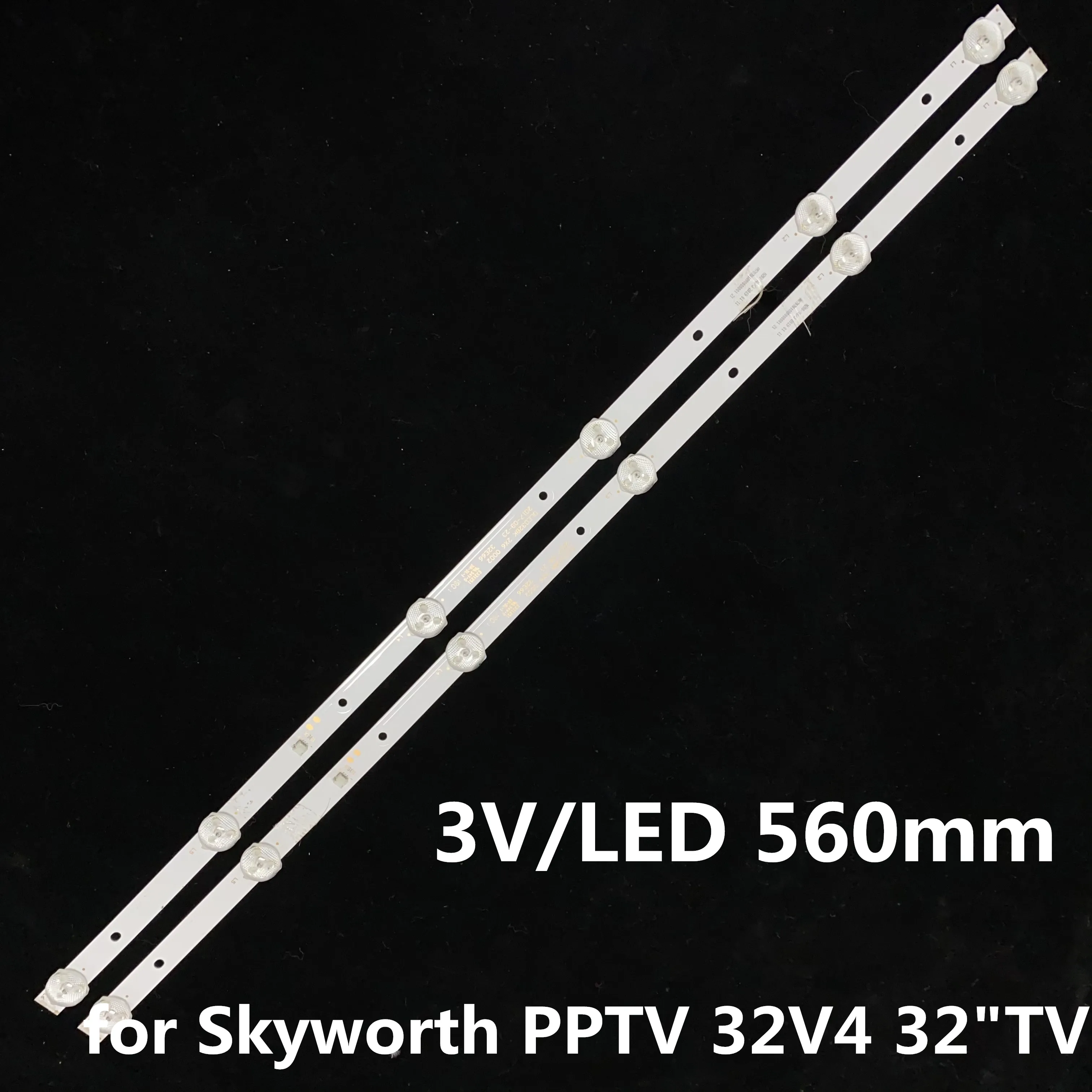 Светодиодная лента для подсветки Skyworth PP TV 32V4 32 дюйма 3 в светодиодный 560 мм 6 ламп |