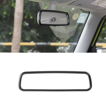 

for Suzuki Jimny 2019+ Car Interior Rearview Mirror Decoration Cover Trim Car Interior Accessories Stickers Car Styling ABS Red