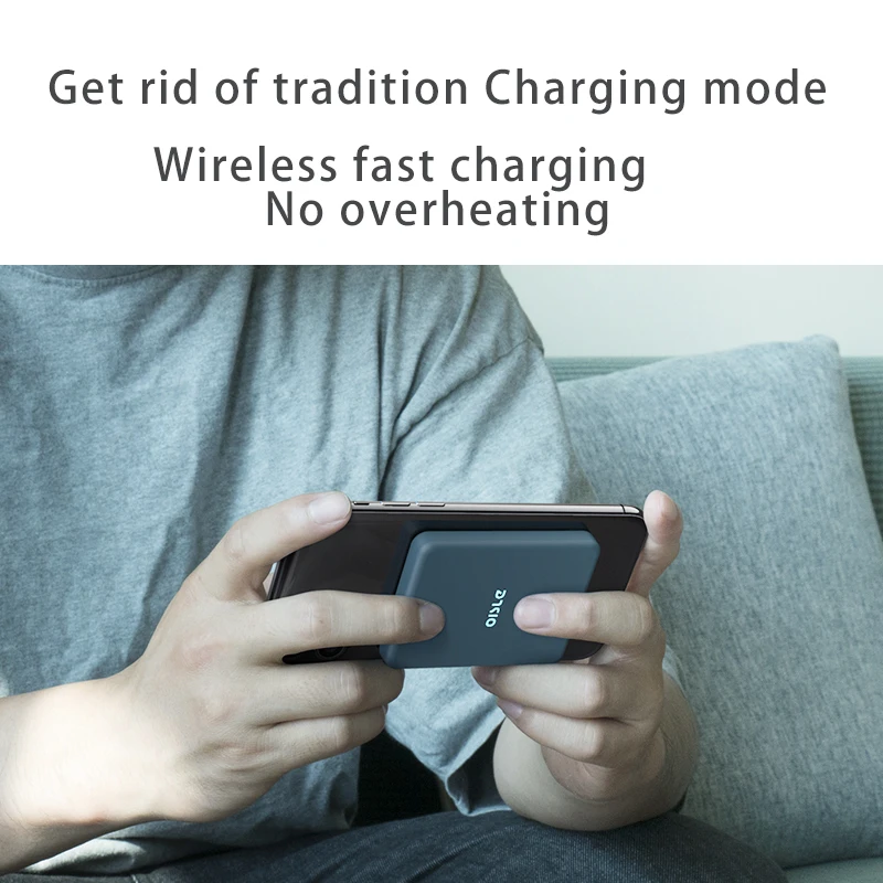 OISLE Wireless Magnetic Charging treasure built-in 4225mah Battery For iphone 12 mini pro Power Bank Ultra-thin Portable Charger OISLE Wireless Magnetic Charging treasure built-in 4225mah Battery For iphone 12 mini pro Power Bank Ultra-thin Portable Charger