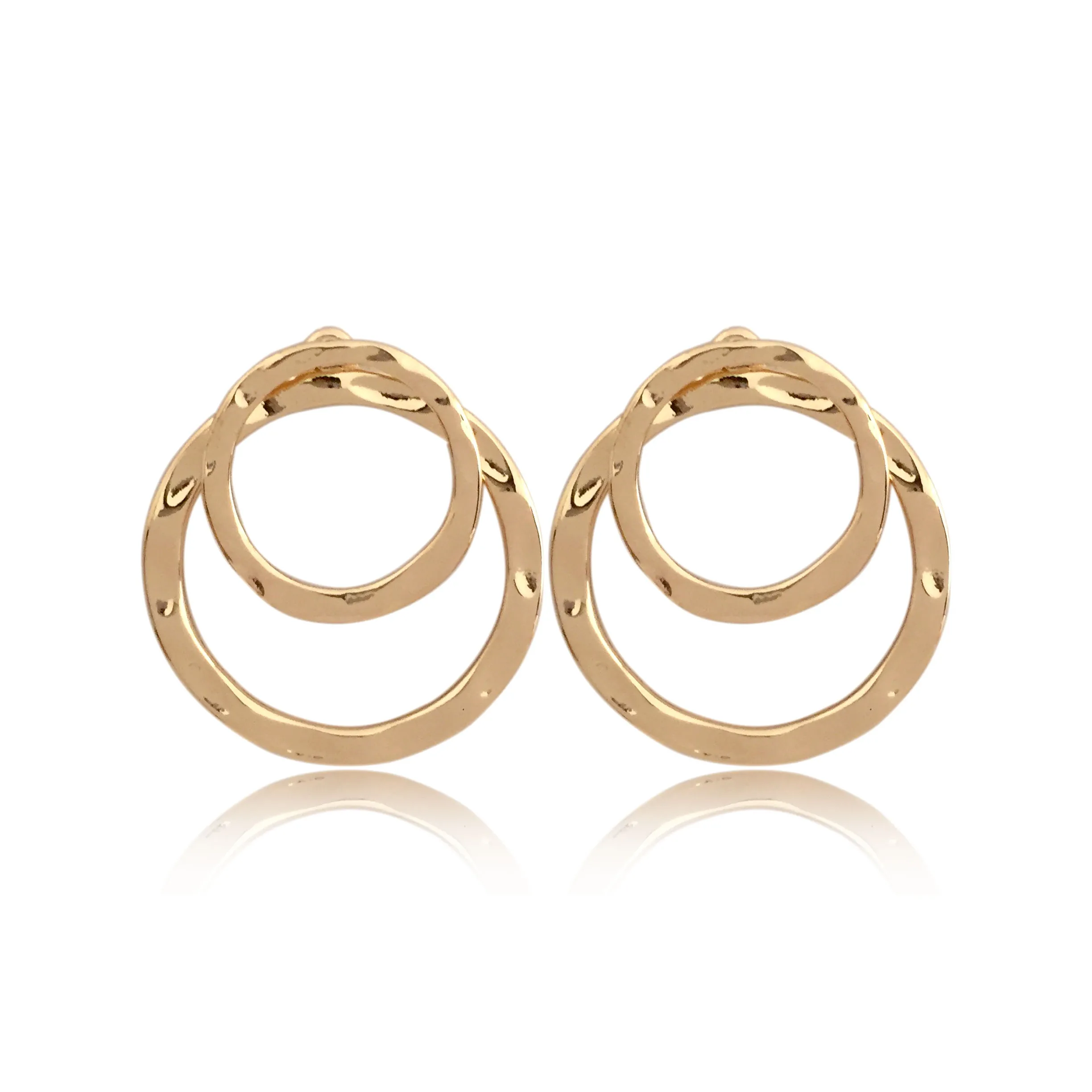 Brinco Dourado Duplo