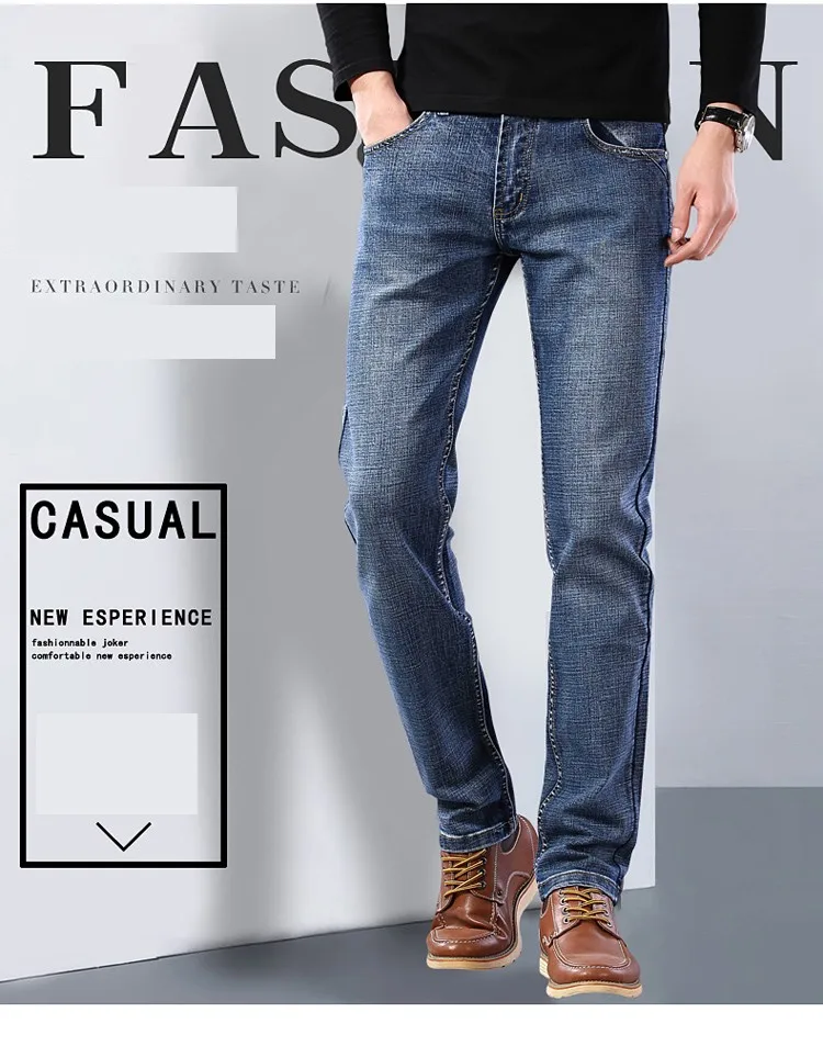 2021 Sulee Top Brand Classic Style Men's Black Jeans Fashion Casual  Business Straight Stretch Denim Trousers Male Jeans - AliExpress Men's  Clothing
