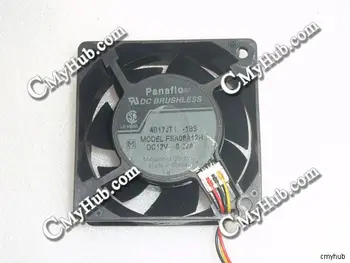 

For Panaflo 4B17JT1-1BS FBA06A12H DC12V 0.22A 6025 6CM 60mm 60x60x25mm 3pin 3Wire Cooling Fan