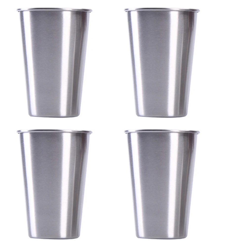 500ml Чашка из нержавеющей стали для воды, вина, кофе, чая, кружки для дома, путешествий, кемпинга, праздника, TB распродажа - Цвет: 500ml