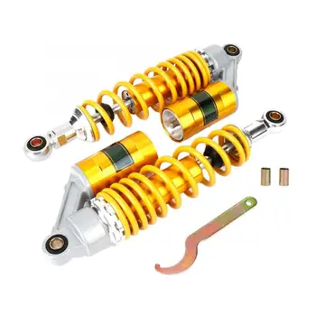 

Auto Shock Absorber Struts Motorcycle Stainless Steel Suspension Spring Damper Shock Struts Parts Yellow Golden 12.8in Car