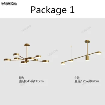 

Full copper modern minimalist living room bedroom dining room chandelier post modern light chandelier CD50 W07