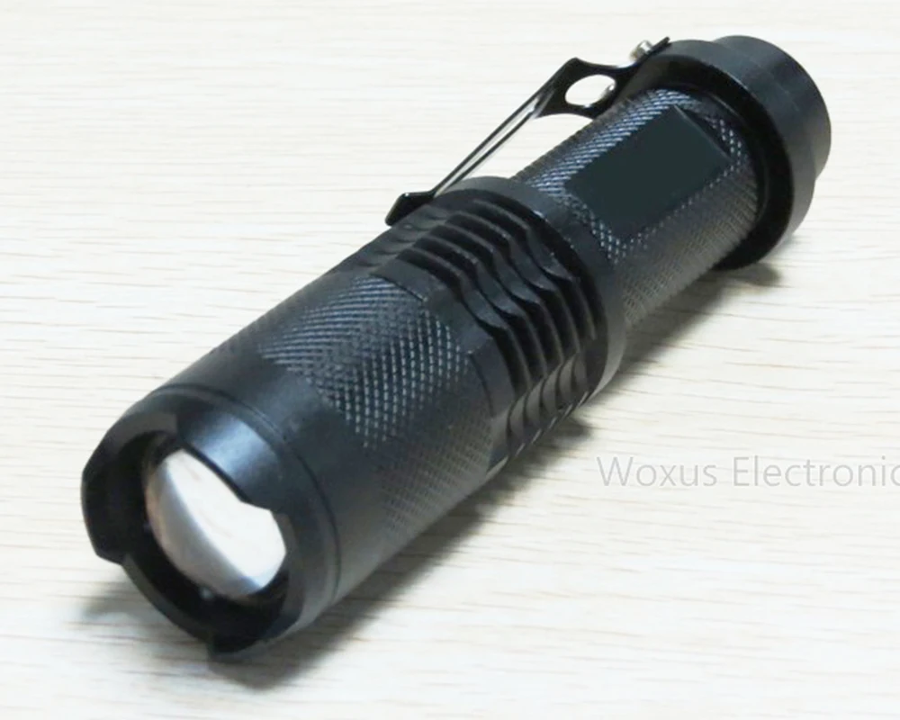 20 шт./лот SK98 Zoomable CREE XML-T6 фонарик Портативный Регулируемый фокус Мини светодиодный фонарик