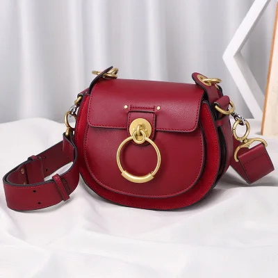 2019 модные роскошные сумки из натуральной кожи женская сумка с латунной пряжкой