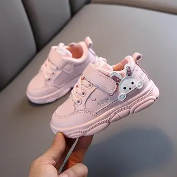 

Children Sport Shoes Fashion Cartoon Cat Casual Sneakers Kids Shoes For Girls Princess Student Running Shoes 2 Colors