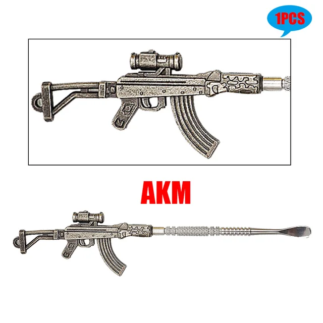 TOPPUFF AWM RPG M416 Smokes Wax Carving Tool Stainless Steel Multifunctional Titanium Nail Dabber Dab Spoon Smoking Accessoires AKM