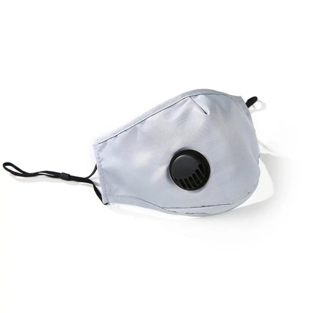

Washable dust-proof and haze-proof cotton mask PM2.5 sponge breathing valve mask three-dimensional filter Replaceable 1pcs