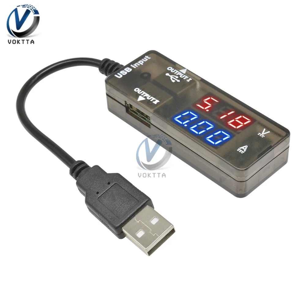Цифровой вольтметр Амперметр USB тест er доктор напряжение измеритель тока Банк питания зарядное устройство детектор USB кабель тест