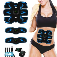 

EMS ABS Muscle Stimulator Toner Abdominal Toning Body Muscle Trainer Massage Unisex Fitness Massager Weight Loss Dropshipping