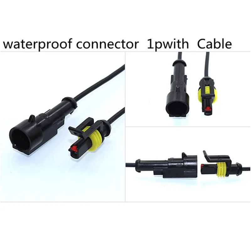 1 комплект 2 pin 1/2/3/4/5/6 pins Way Super Seal герметичный водонепроницаемый Электрический