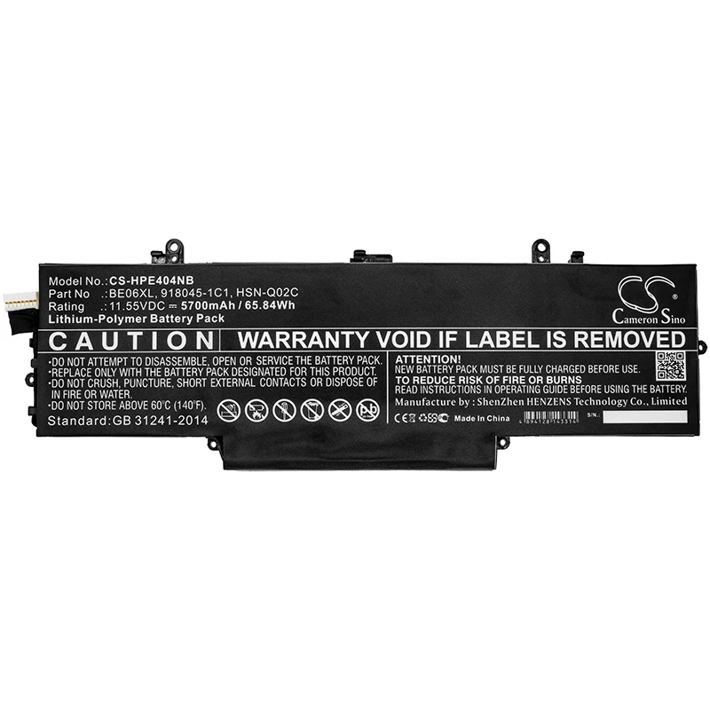 Cameron sino 5700 мА/ч, батарея для hp EliteBook 1040 G4 Elitebook 1040 G4-2XU40UT hp 918045-1C1 918045-271 918045-2C1 918108-855